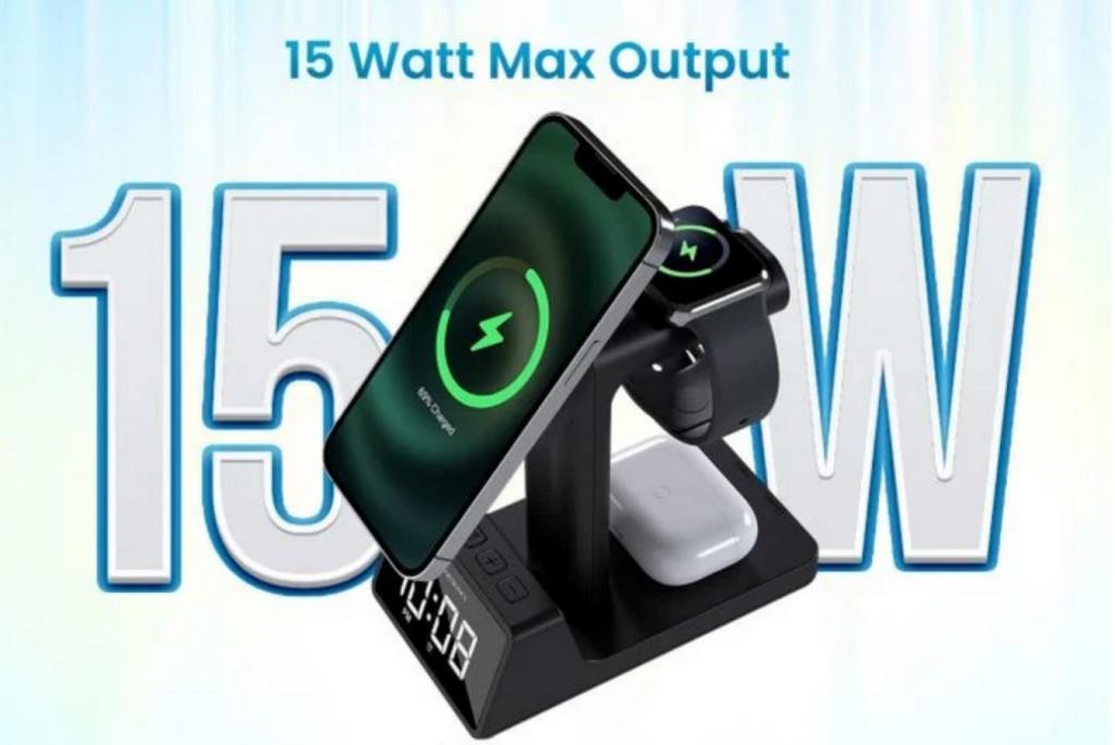 Portronics Bella 2 Diluncurkan, Charger Nirkabel MagSafe 3-in-1 dengan Jam Alarm&nbsp;Digital