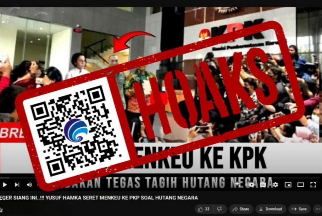 [HOAKS] Jusuf Hamka Seret Menkeu ke KPK Soal Hutang&nbsp;Negara