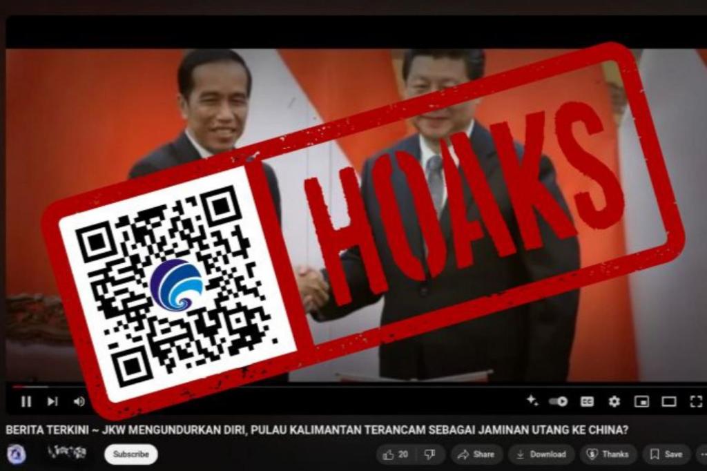 [HOAKS] Pulau Kalimantan Terancam sebagai Jaminan Utang ke&nbsp;Cina